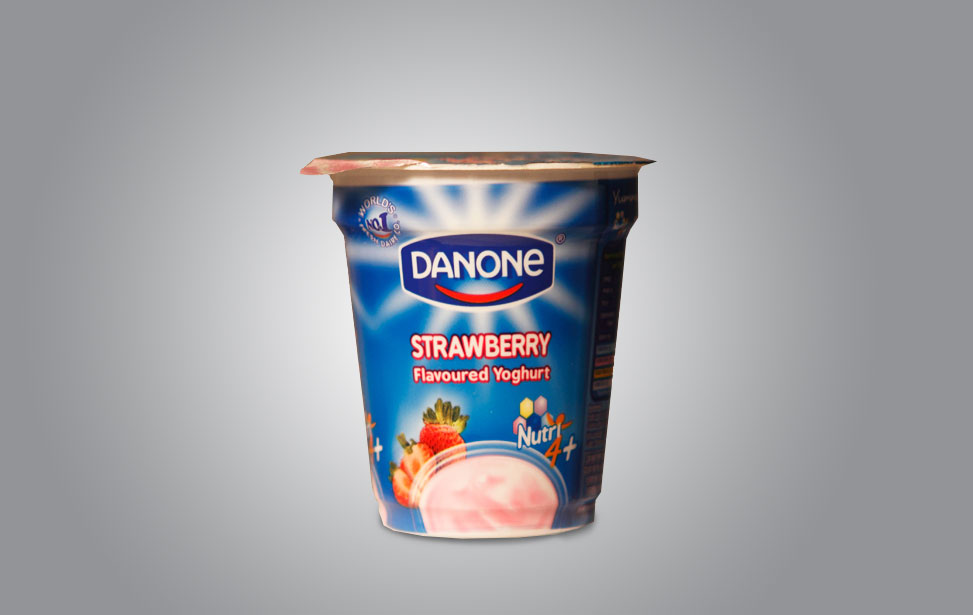 Danone Strawberry Flavoured Yoghurt